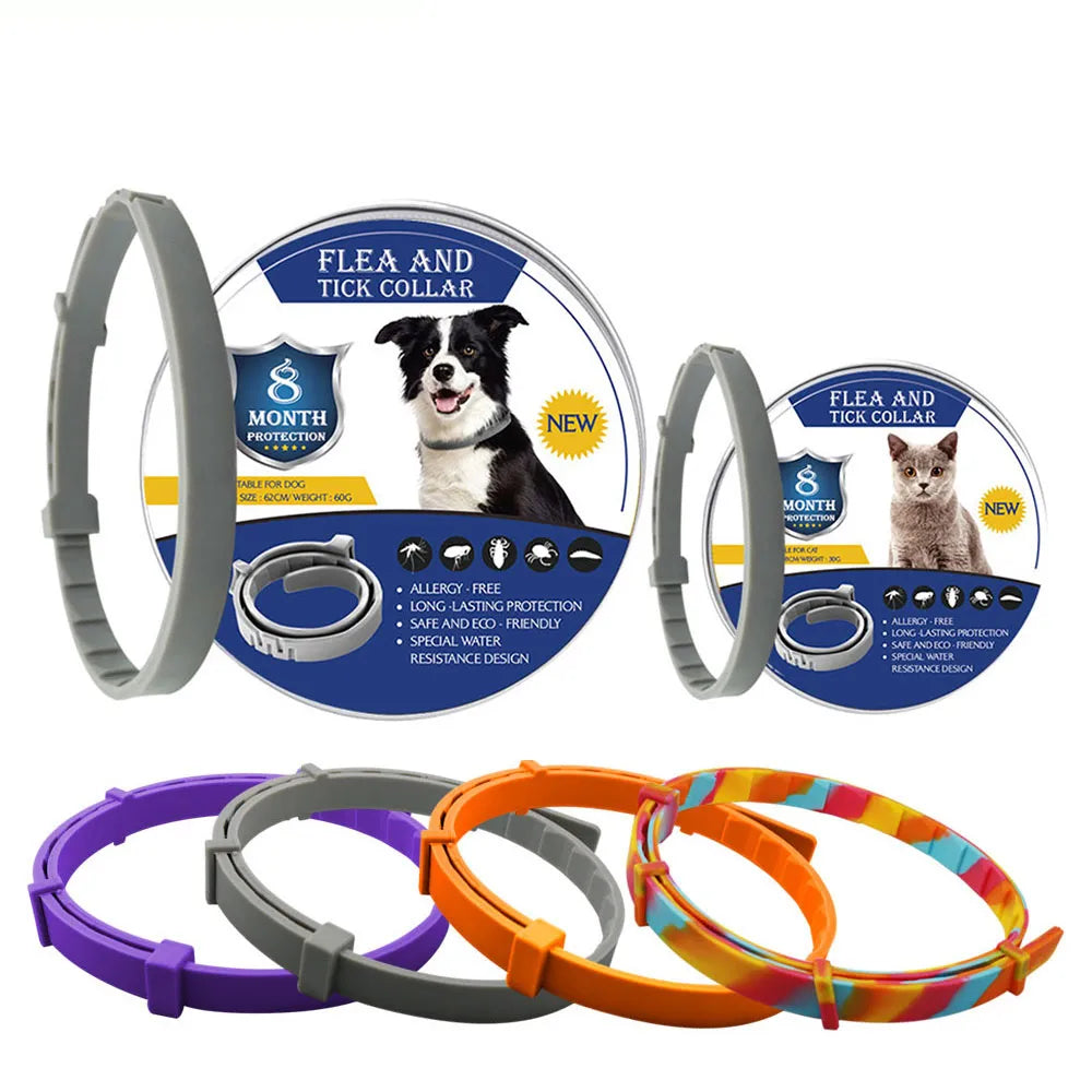 BugBarrier™ 8-Month Defense Collar: Flea & Tick Prevention for Pets