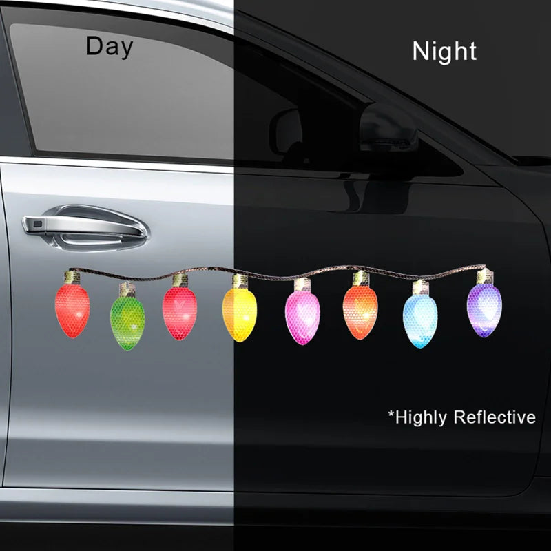 ReflectiCar™ Festive light Bulb Magnets