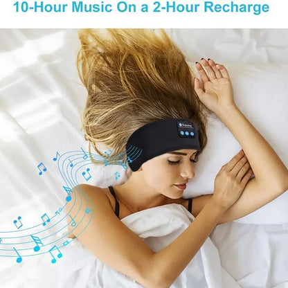 SleepSync™ Wireless Noise Cancellation Bluetooth Headband for Sport and Sleep