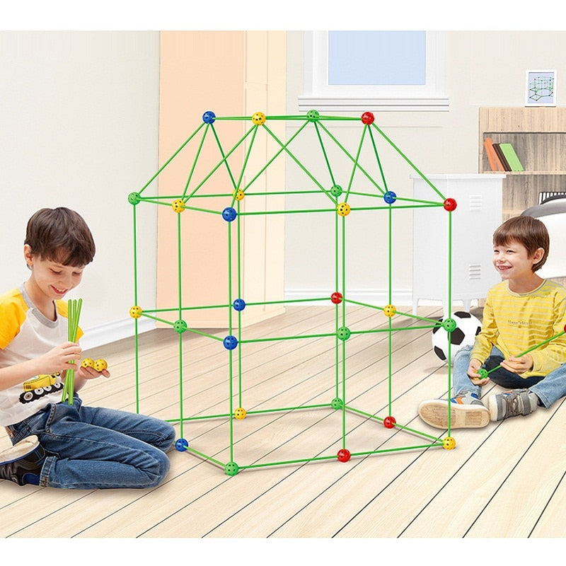 3D Kids Fort Building Kit copperqueen store