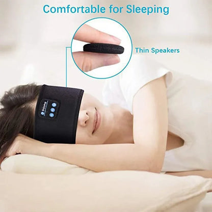 SleepSync™ Wireless Noise Cancellation Bluetooth Headband for Sport and Sleep